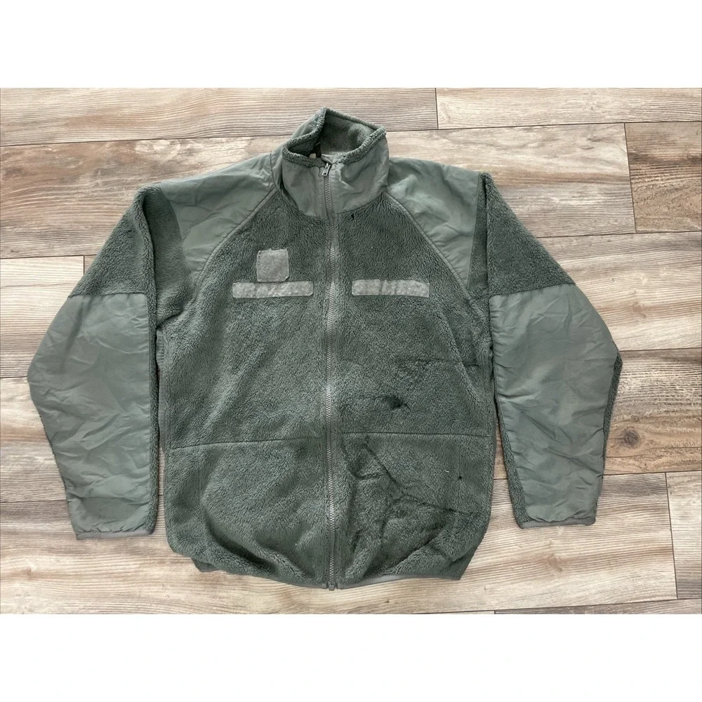 US Military ECWCS Gen III Level 3 Fleece Jacket Mens M Regular Foliage Green